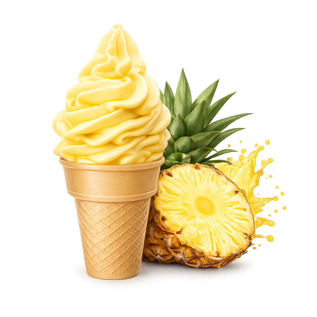 Ananas Dänisches Softeis Pulver
