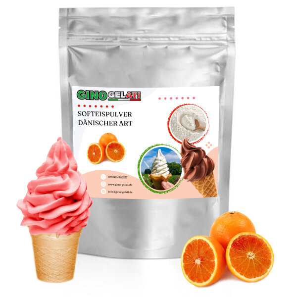 Blutorange D&auml;nisches Softeis Pulver