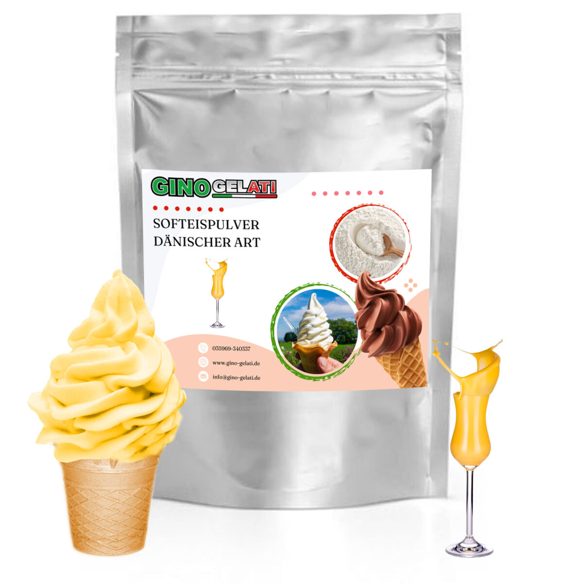 Eierlikör Dänisches Softeis Pulver