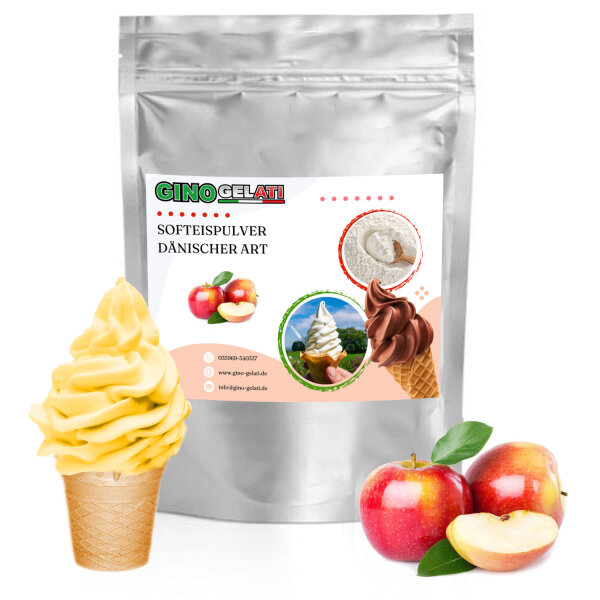 Apfel D&auml;nisches Softeis Pulver
