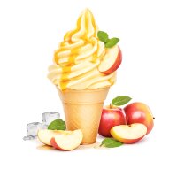 Apfel D&auml;nisches Softeis Pulver