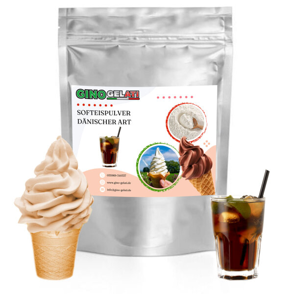 Cola D&auml;nisches Softeis Pulver